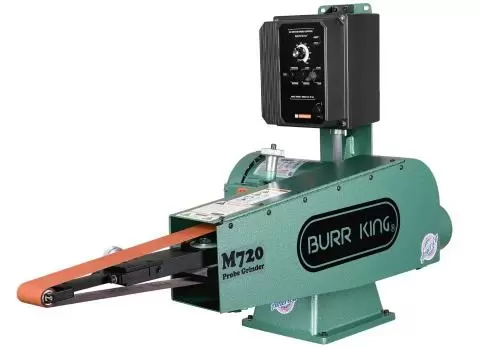 BURR KING ナイフメーカーズ ベルトグラインダー 作動確認済 直接引取り可能 沼津 100V