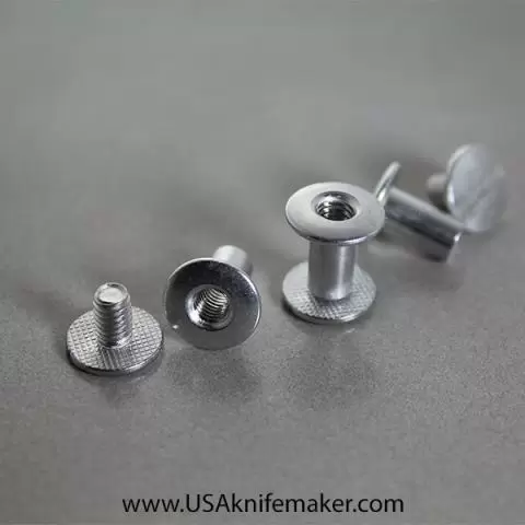 3 Inch Aluminum Chicago Screws / Binding Posts - 100 Sets (Screw & Post) For Bookbinding, Menus, Albums