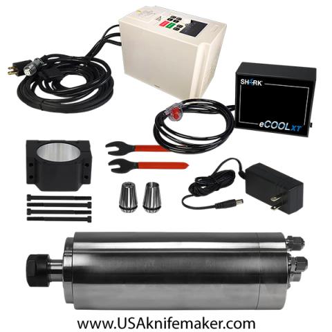 Next Wave CNC - 3hp Water Cooled Spindle Kit with Ecool XT 110V