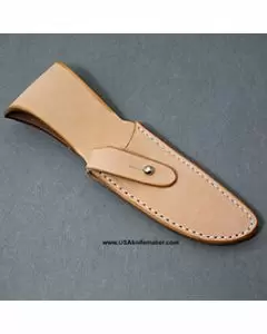 Finished Sheath Style #6 - Leather - for knives with blades up to 2” wide  by 10 long- Modified