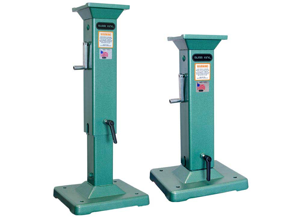 Burr King - 02-80 - Adjustable Height Pedestal – 27"-37″ for BBA20 and 1050