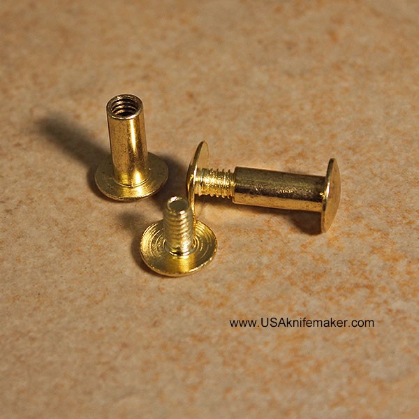Binder - Screw Post (Chicago Screws) 1/2" Solid Brass 100pack