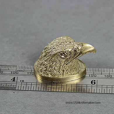 Eagle Head Pommel - Bronze