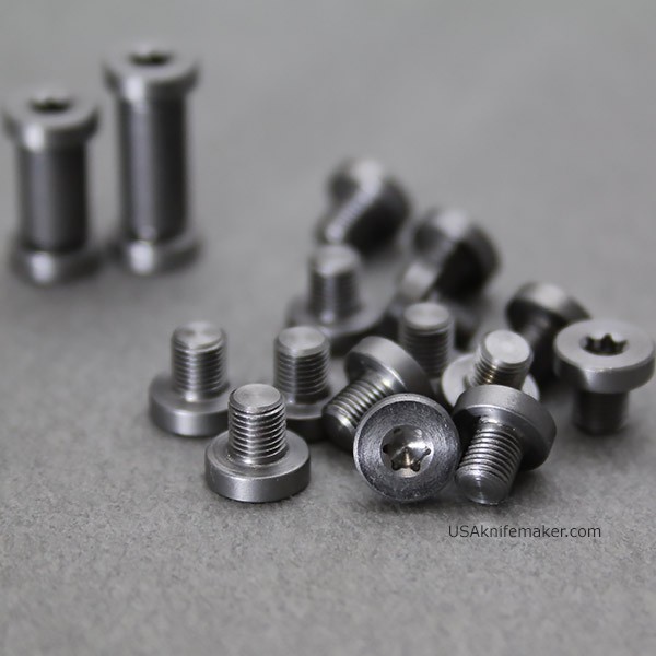Disc Pivot, Plain Head, Stainless Steel, .248"D, 6-64 Thread, .175" Thread Length