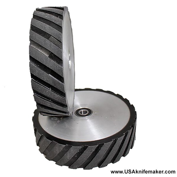 Wheel - Contact Wheel 10"x2" Poly SERRATED 70duro