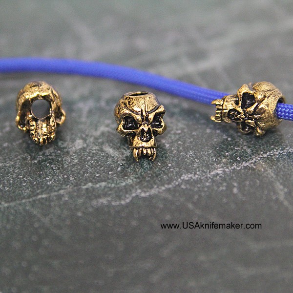 Skull - Fang Antique Gold Plated