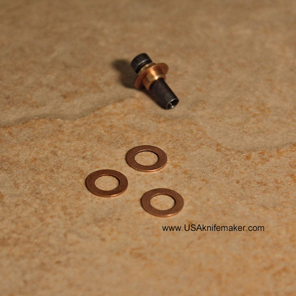 Washer Phosphor Bronze 3/16" ID x 3/8" OD x .016" for Balisong or other