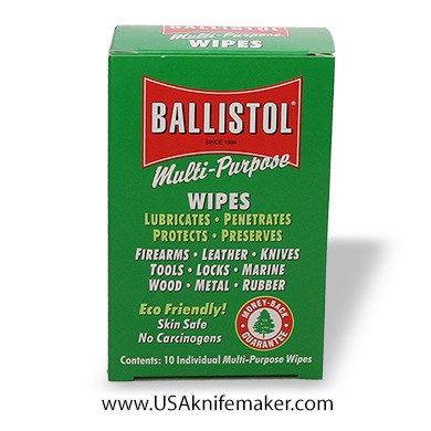 Ballistol Wipes - 10 pack