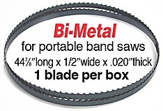 Band Saw Blade 44-7/8in. long x 1/2"  14Reg Bi-metal Portable 