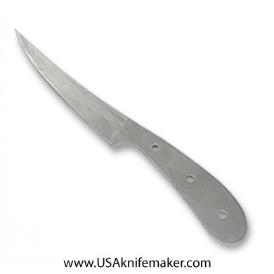 Fillet Knife Blade Blank 003 - 9Cr18MoV Stainless Steel - 10 3/4" OAL