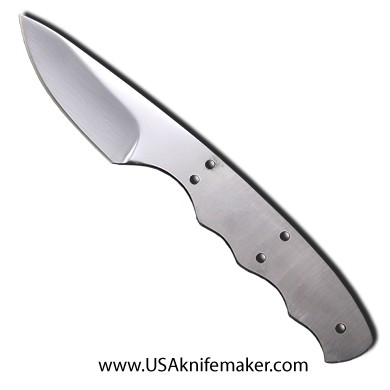Hunting Knife Blade Blank 002 - 440C Steel - 6" OAL