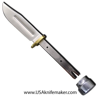 Hunting Knife Blade Blank 006 - 440C Steel - 8 3/8" OAL