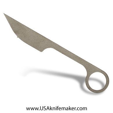 Bird & Trout Straight Point Knife Blade Blank CPM154, 6.75"OAL, 2.75"Blade Length x 3/4"Blade Width, .110" thick