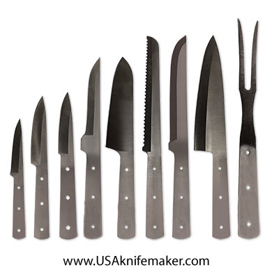 Kitchen - Chef Maker™ Knife 9 Blade Blank Set 