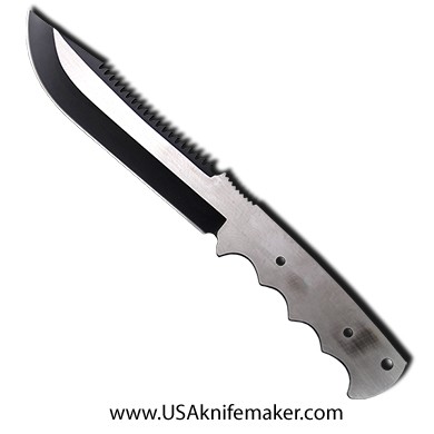 Hunting Knife Blade Blank 009 - 440C Steel - 12" OAL