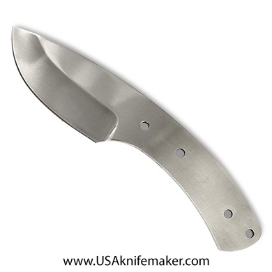 Hunting Knife Blade Blank 028 - 9Cr18MoV Stainless Steel - 7 1/4" OAL