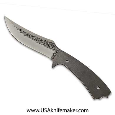 Hunting Knife Blade 036 - 9Cr18MoV Stainless Steel - Hammered Finish