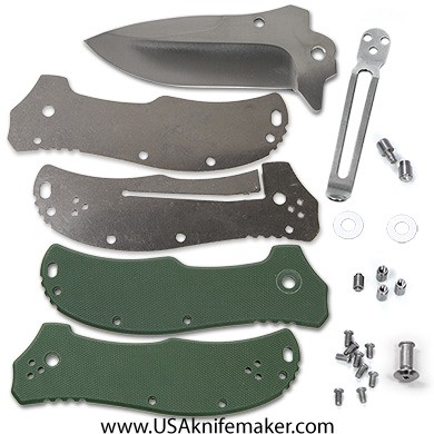 KMS Liner Lock K1313 Flipper Knife Kit - Satin