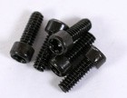 Screw 4-40 Socket Head Black 3/8" thread length - 25ct
