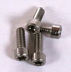 Screw 4-40 Socket Head Stainless Steel 3/8" thread length - 25ct