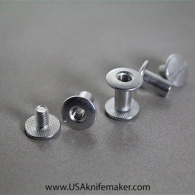Binder Screw & Post - Silver - 1/4" - (SCREWS or POSTS)