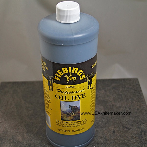 Fiebings - Pro Oil Dye - Black - Quart