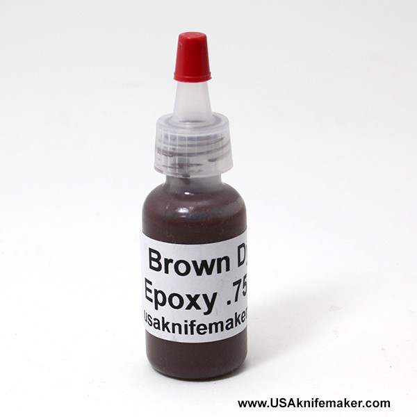 Epoxy Dye Brown 3/4oz Liquid Formulated for epoxy 