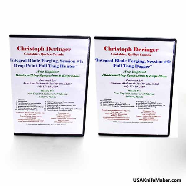 Christopher Derlinger Integral Blade Forging, 2 DVD Set