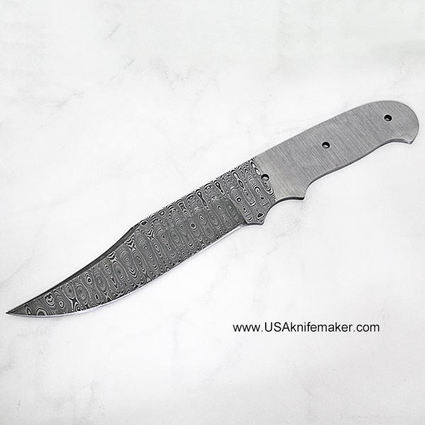 Clip Point Swedge Fighter - Ladder Pattern Damascus