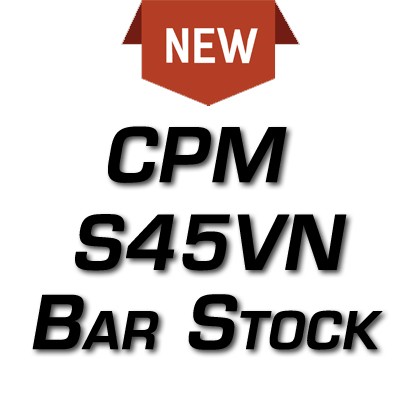 (NEW!) CPM-S45VN *Surface Ground Bar Stock HRA .156" - See Length Note