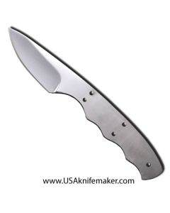 Hunting Knife Blade Blank 002 - 440C Steel - 6" OAL