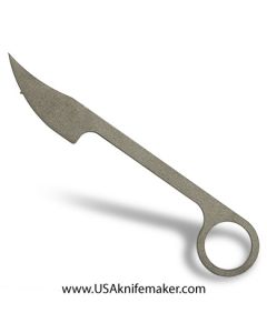 Bird & Trout Clip Point Knife Blade Blank CPM154, 6.5"OAL, 2.25"Blade Length x 3/4"Blade Width, .110" thick