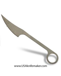 Bird & Trout Clip Point Knife Blade Blank CPM154, 8"OAL, 2.75"Blade Length x 3/4"Blade Width, .110" thick