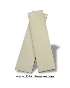 UltreX™ Linen - Bleached Melamine - 3/8" - Knife Handle Material