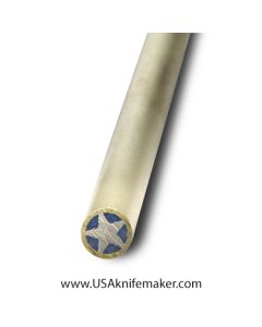Mosaic - USA KMS Brass Mosaic Pin for Knife Handle #118-2- 3/16" Diameter
