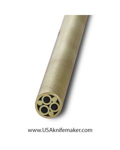 Mosaic - USA KMS Brass Mosaic Pin for Knife Handle #108-5 - 1/4" Diameter