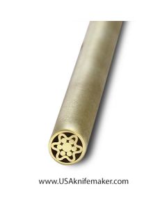 Mosaic - USA KMS Brass Mosaic Pin for Knife Handle Brass #116- 1/4" Diameter