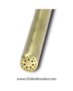 Mosaic - USA KMS Brass Mosaic Pin for Knife Handle #151- 5/16" Diameter