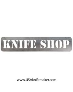 Metal Shop Sign - Knife Shop