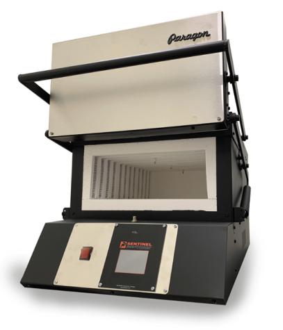Double Barrel 45T Pro Zone 3 - KM45 Series - Heat Treating Furnace 13.25"W x 5.25"H x 45"D