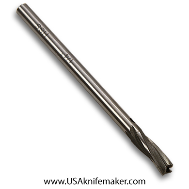 Counterbore 1/4" with 3/32" pilot hole