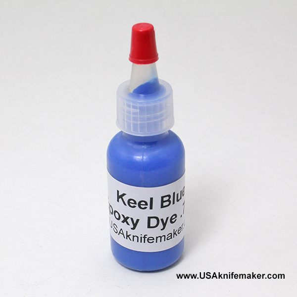 Epoxy Dye Keel Blue 3/4oz Liquid Formulated for Epoxy