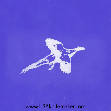 Stencil -"Pheasant" Wildlife 001 - one image - approx .626" x .432" in size