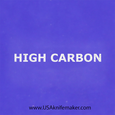 Stencil -"High Carbon" - one image - 1" x 2 1/2" in size