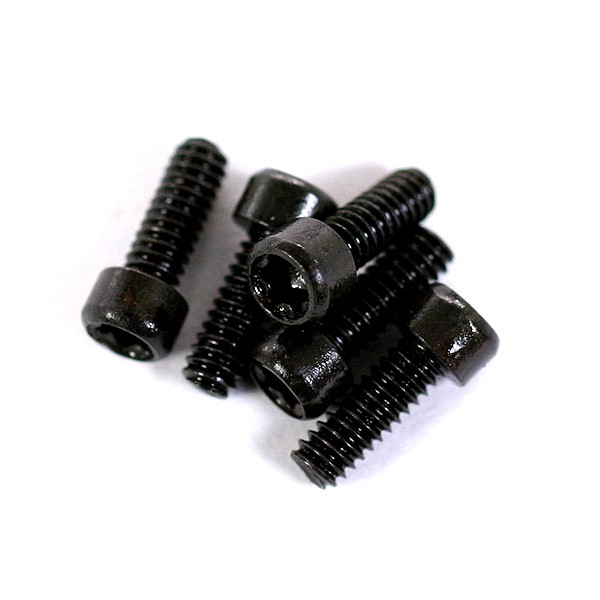Screw 0-80 Socket Head 1/4" Thread Length Black Oxide - 25ct