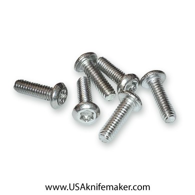 Screw 1-72 Button Head 1/4" Thread Length Stainless Steel - 25ct