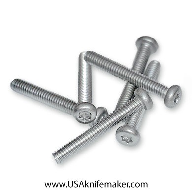 Screw 1-72 Button Head 1/2" Thread Length Stainless Steel - 25ct