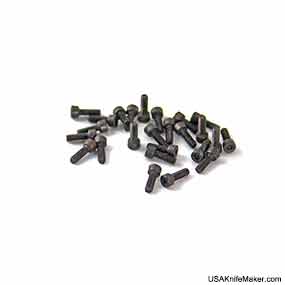 Screw 2-56 Socket Head 1/4 Thread Length Black Oxide 