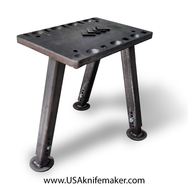 Anvil Stand - Industrial Blacksmith Anvil Vise Base Stand with Adjustable  Legs