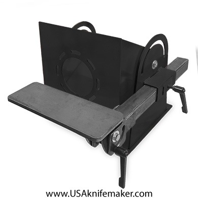 KnifeDogs Disc Grinder Stand ONLY - Black - Motor Disc and VFD Not Included!